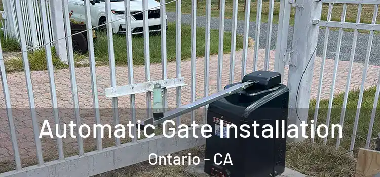  Automatic Gate Installation Ontario - CA