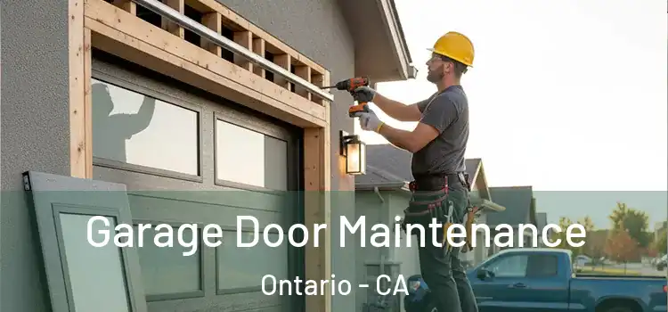  Garage Door Maintenance Ontario - CA
